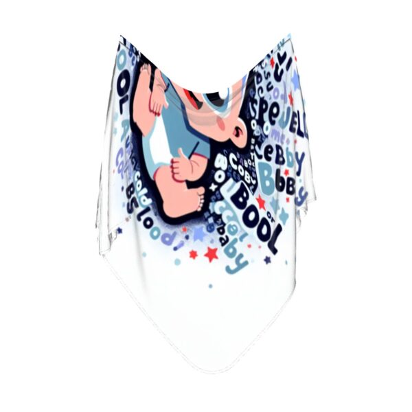 Cool Baby Boy Newborn Swaddle Blanket - Image 2