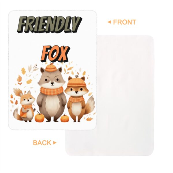 Christmas Friendly Fox Waterproof Baby Changing Pad - Image 4