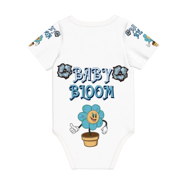 Cute Baby Bloom Baby Short Sleeve Onesies - Image 4