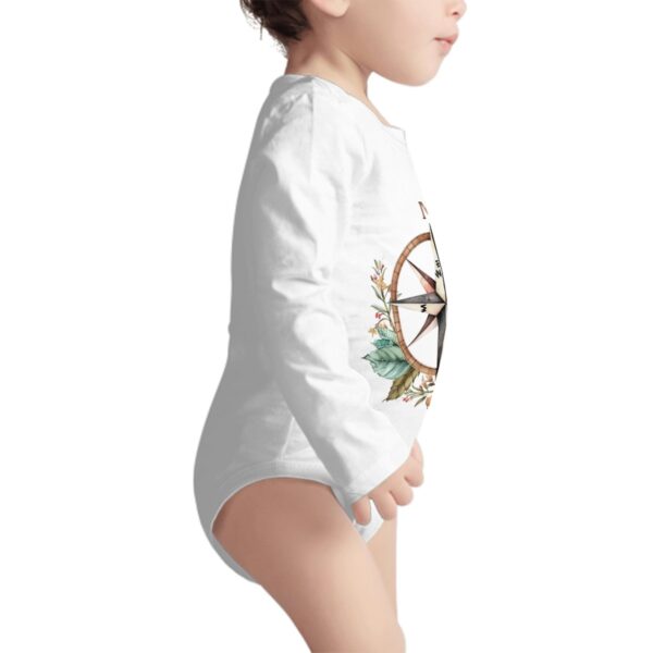 Floral Compass Long Sleeve Onesies - Image 5