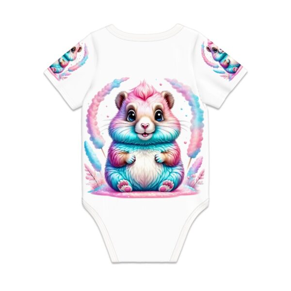 Colorful Bunny Short Sleeve Onesie Customized Services - Image 2