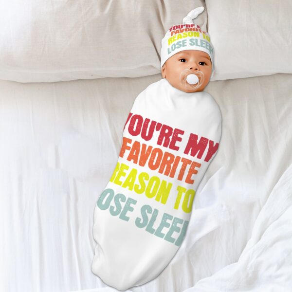 You're My Favorite Baby Swaddle Blanket - Image 3