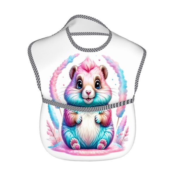 Colorful Bunny Baby Bibs - Image 2