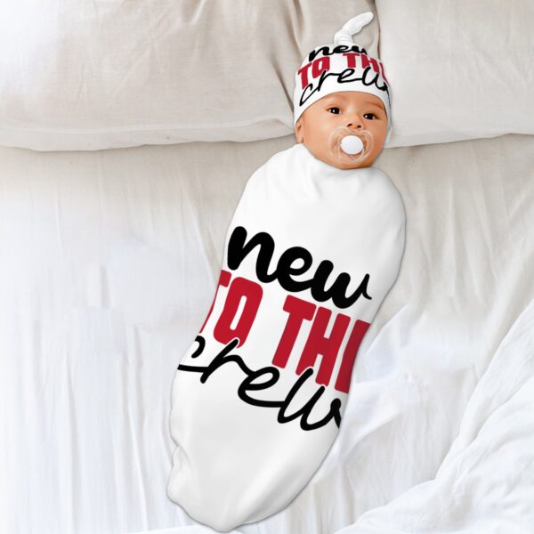 New To Crew Baby Swaddle Blanket - Image 3