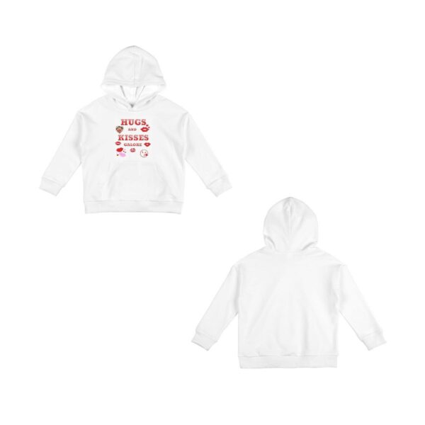 Hugs & Kisses Kids Hoodie Sweatshirt with Pocket - Image 6