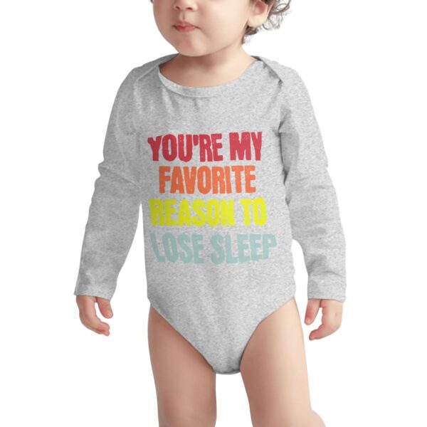 You're My Favorite Long Sleeve Onesies - Image 2