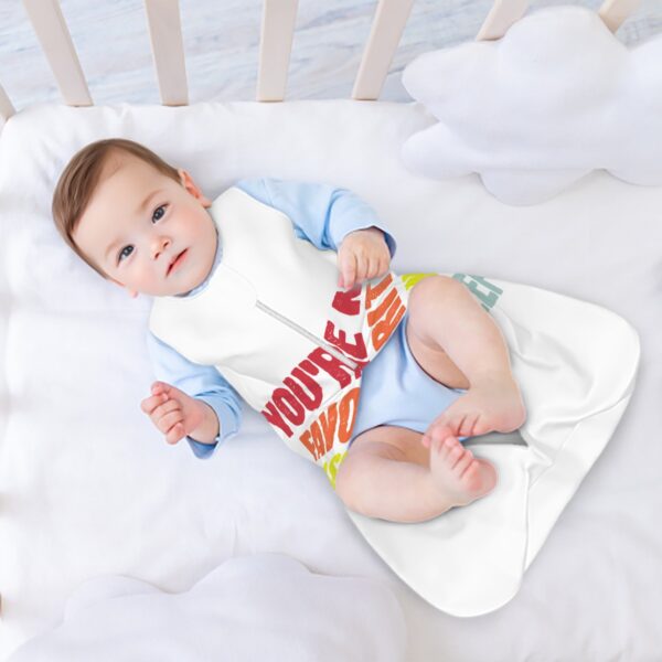 You're My Favorite Sleeveless Baby Sleep Sack - Image 4