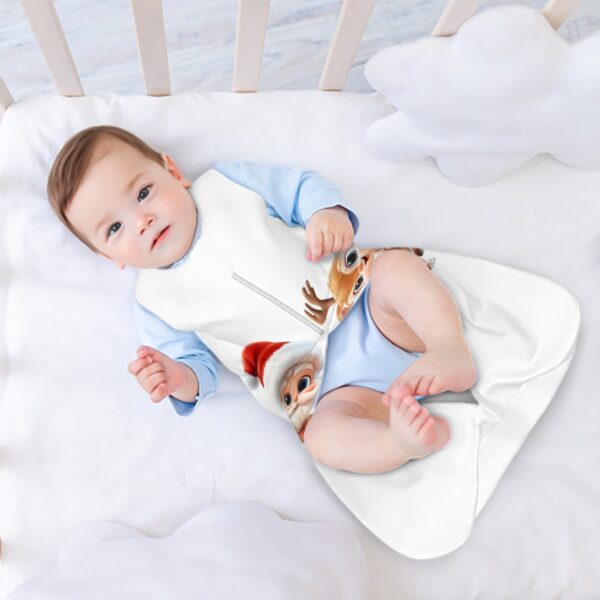 Cute Santa Sleeveless Baby Sleep Sack - Image 4