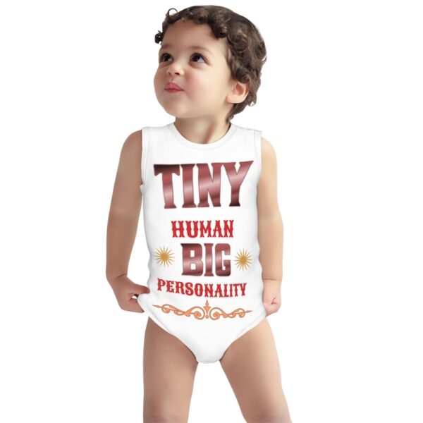 Tiny Human Big Personality Baby Onesie