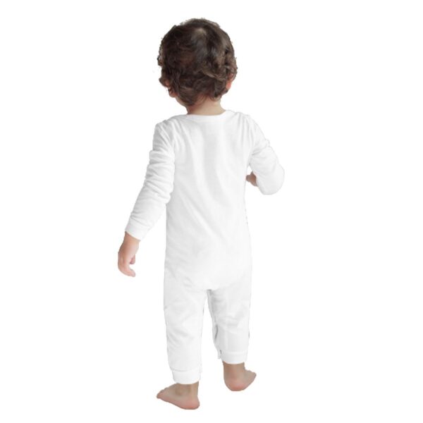 Hello World Baby Long Sleeve Romper - Image 9