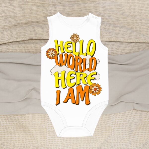 Hello World Baby Onesie - Image 4