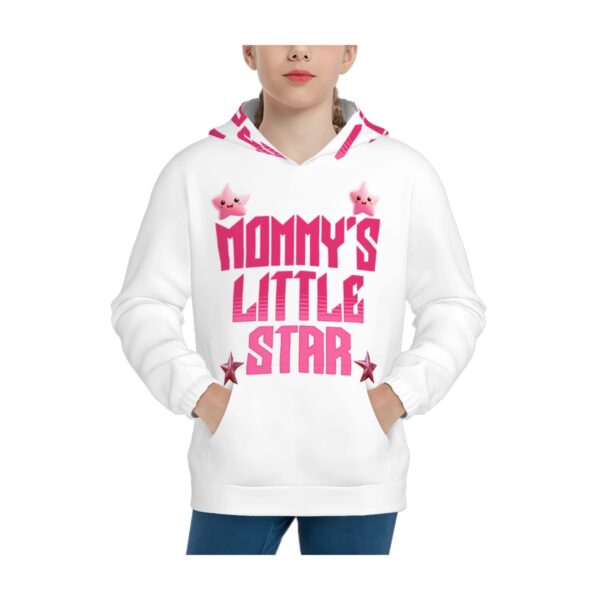 Mommy Little Star Hoodies for Teens No Hood Cord