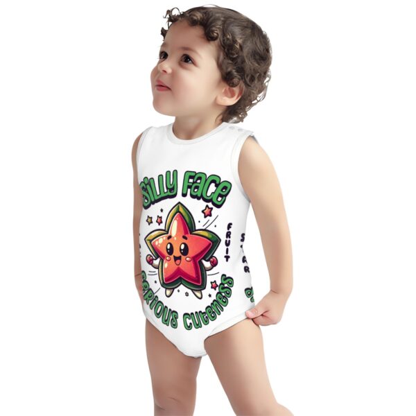 Silly Face Star Baby Onesie - Image 2