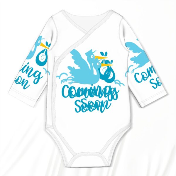 Baby Coming Soon Baby Onesies (Long Sleeve) Customized Services - Image 4