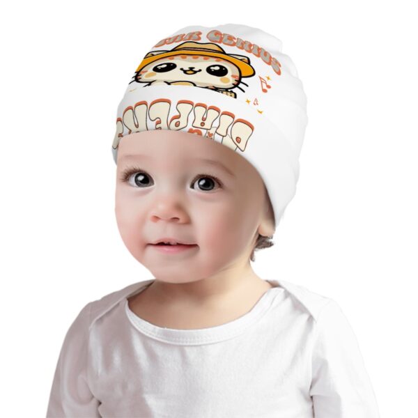 Guitar Genius Kitty Baby Hat Cotton Beanie