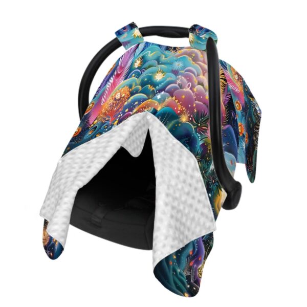 Boho Colorful Baby Car Seat Cover - Image 2