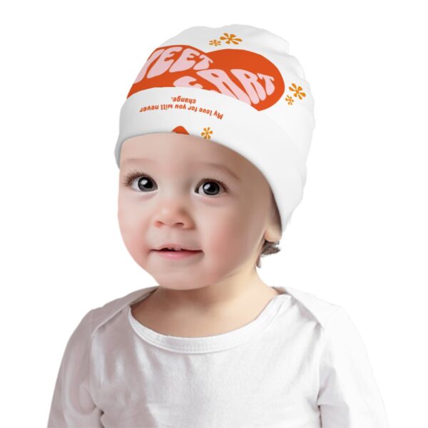 My Love For You Sweet Heart Baby Hat Cotton Beanie