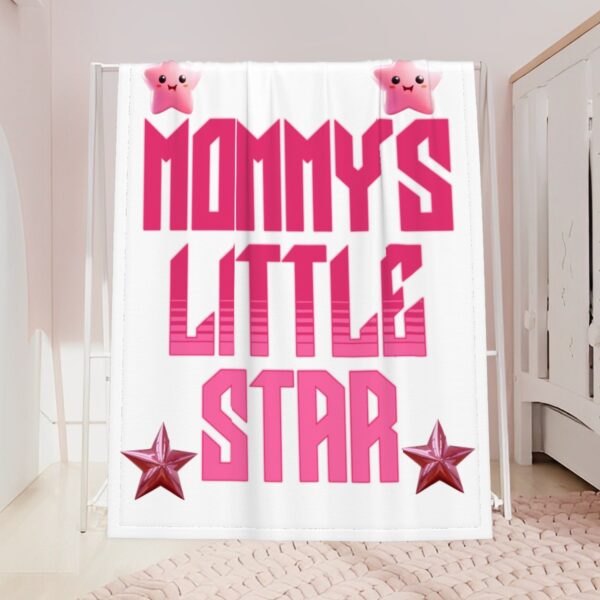 Mommy's Little Star Large Baby Blanket - Image 2