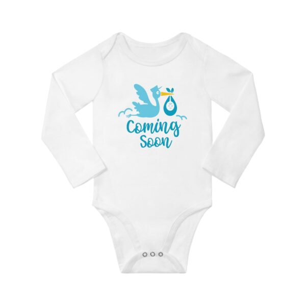 Baby Coming Soon Long Sleeve Onesies - Image 6