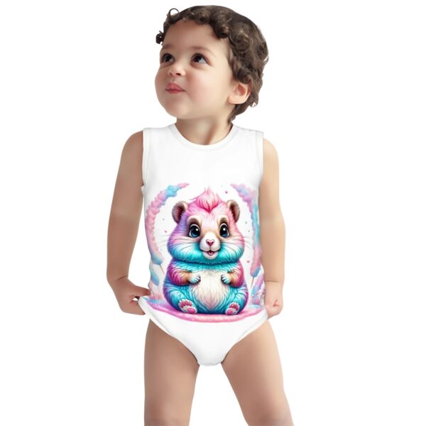 Colorful Bunny Baby Onesie