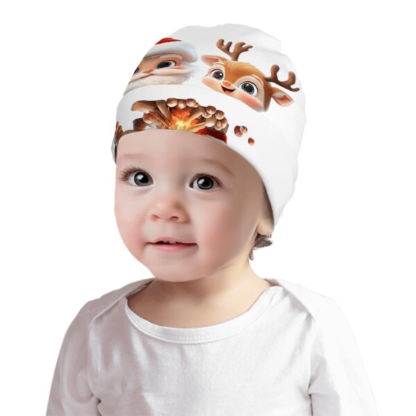 Cute Santa Baby Hat Cotton Beanie