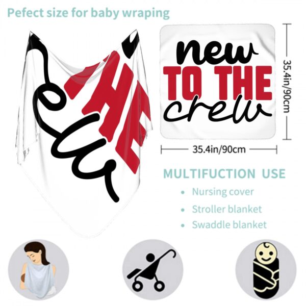 New To Crew Newborn Swaddle Blanket - Image 3