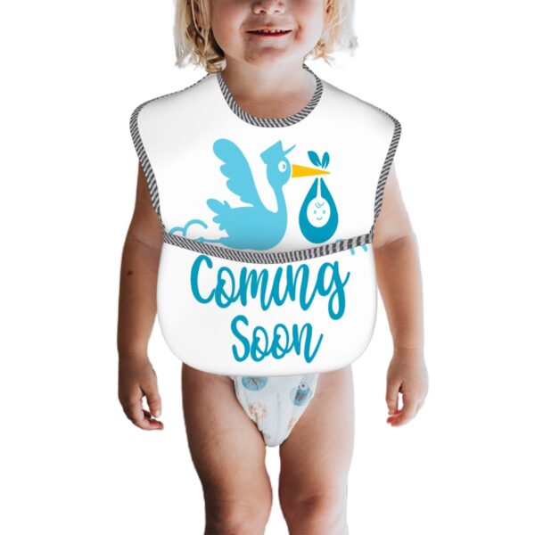 Baby Coming Soon Baby Bibs - Image 3