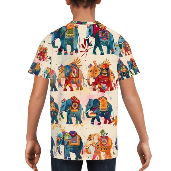 Boho Elephant T Shirts for Teens (Multifaceted Design) - Image 3