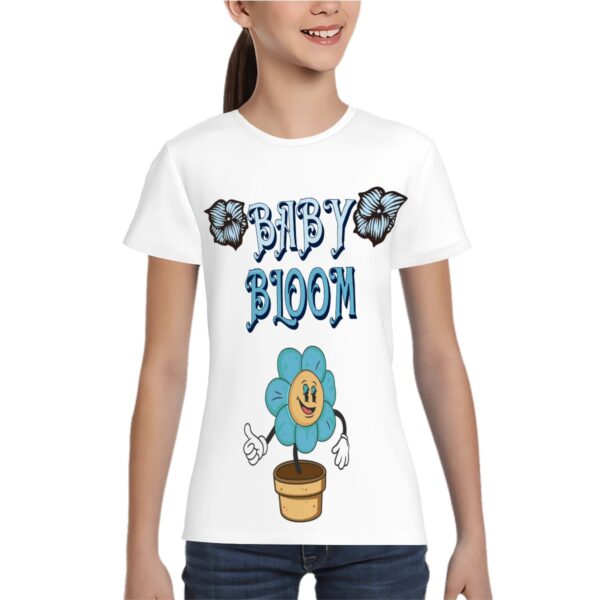 Cute Baby Bloom T Shirts for Teens (Overall Design)