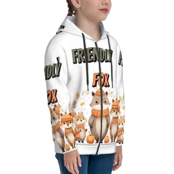 Christmas Friendly Fox Hoodies for Teens - Image 3