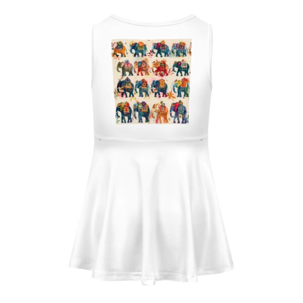 Boho Elephant Girls Dress - Image 4